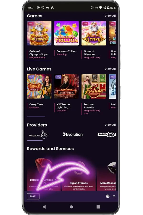 Login to your personal account